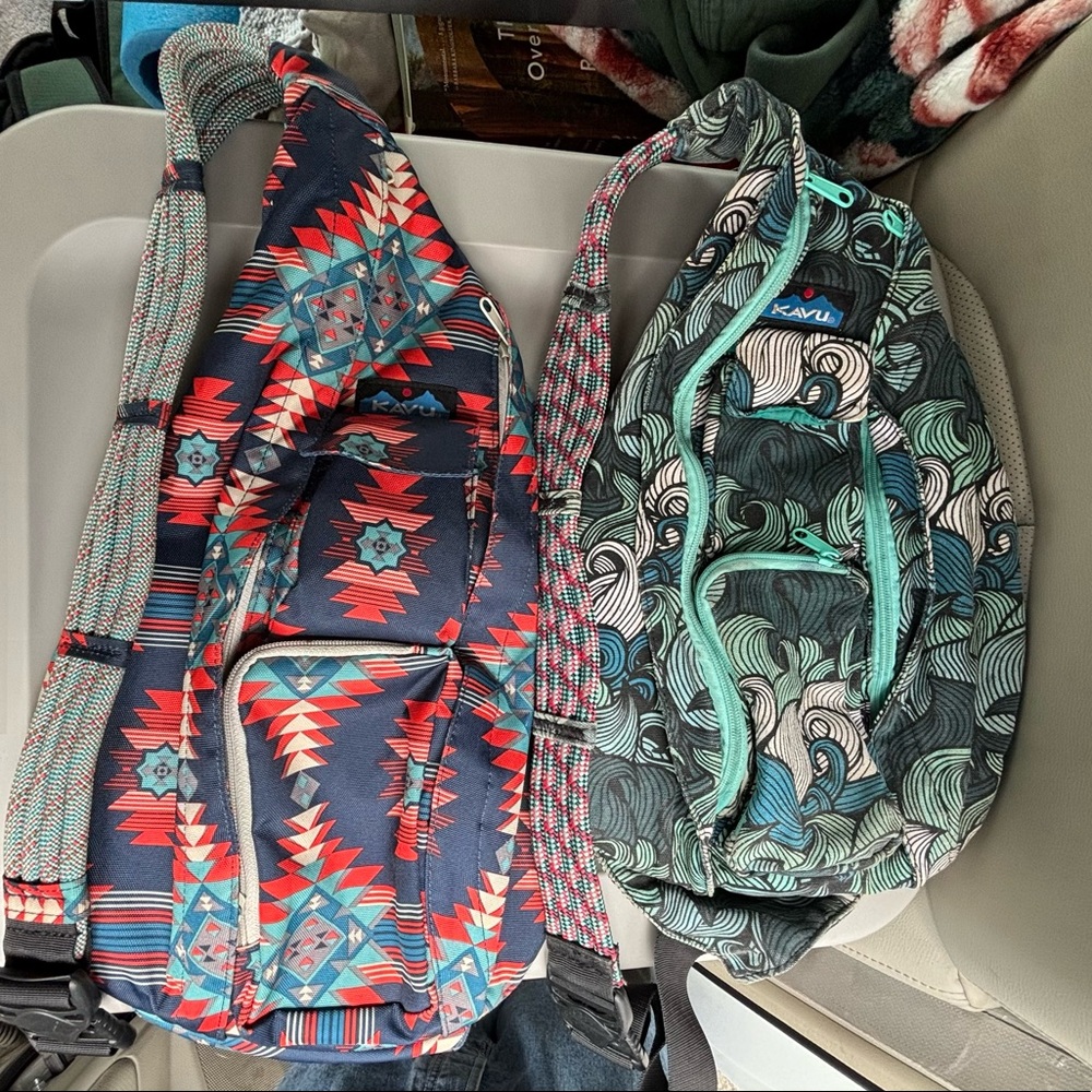 Kavu rope sling bag- 2 bags included